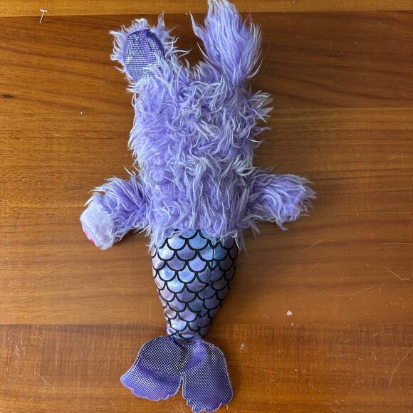 Little Live Scruff a Luvs Purple Shimmer Mermaid Puppy Dog Plush 12” Toy Moose - Picture 8 of 8